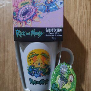 Rick & Morty Cappucino with Collectible mug set (NEW)